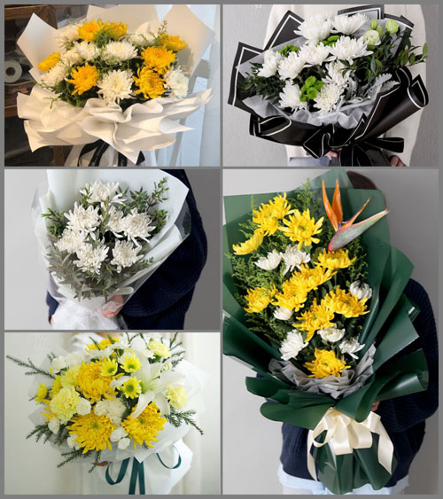 江西上饶婺源县珍珠山乡白事花束代送